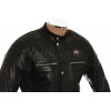 RTX Admiral Black Genuine Leather Biker Jacket 